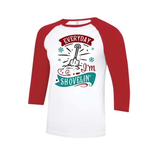 christmas baseball shirts