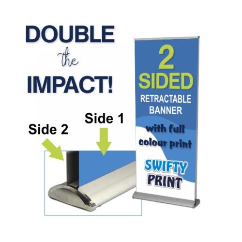 FONTIER - TWO-Sided Retractable Banner - 33.5