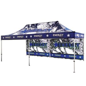 20ft Printed Canopy Tent with Backwall