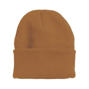 Caramel insulated toque with 3" cuff