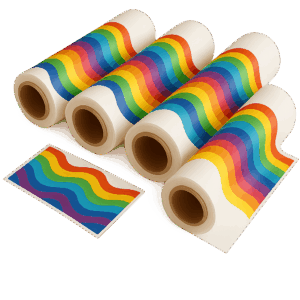 Swifty Print DTF print on a roll.